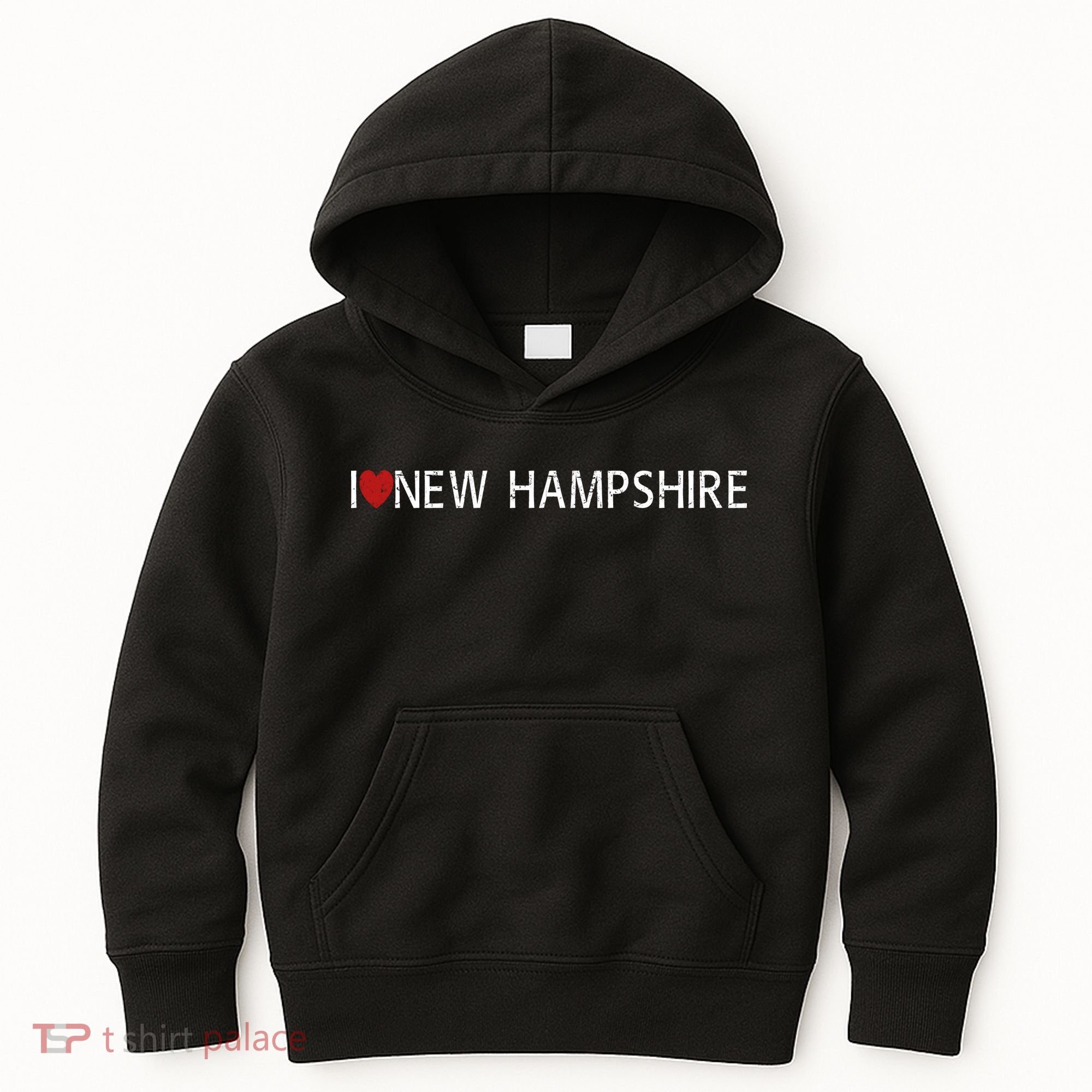 I Love New Hampshire Kids Hoodie