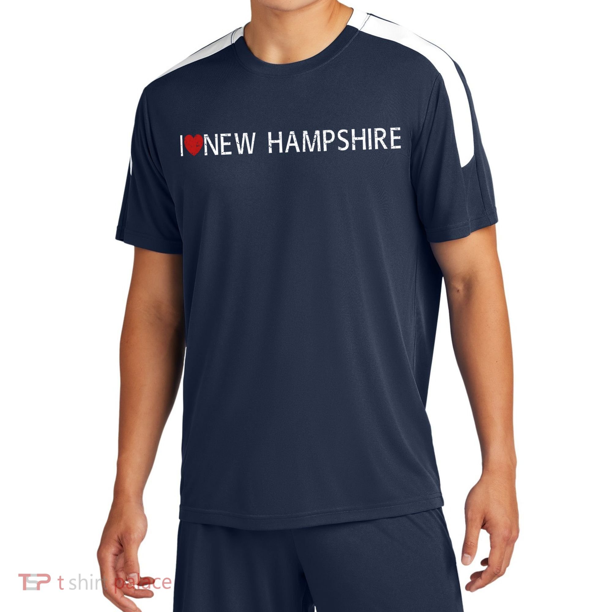 I Love New Hampshire Sport-Tek Competitor United Soccer Jersey