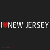 I Love New Jersey Plastic Christmas Ball Ornament thumb 1