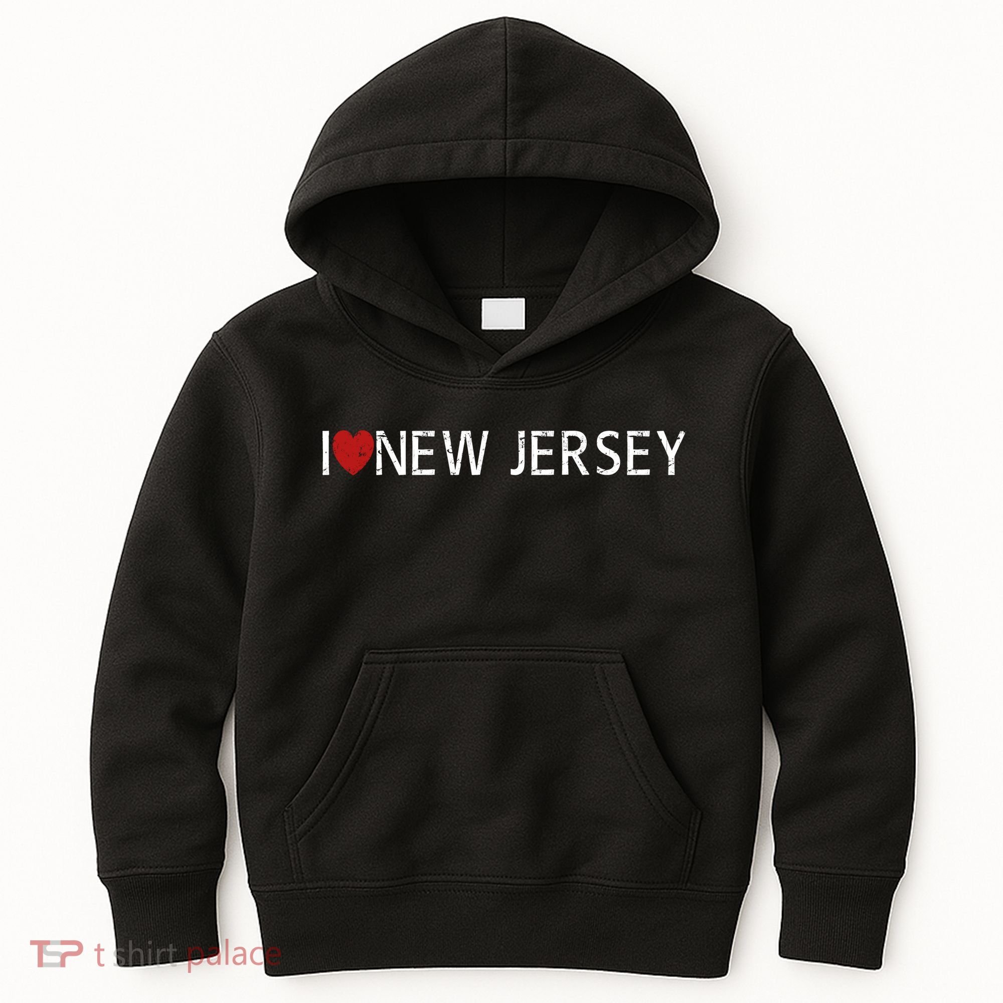 I Love New Jersey Kids Hoodie