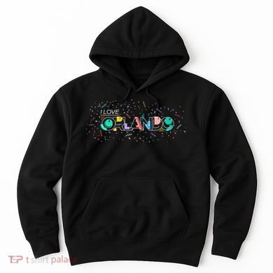 I Love Orlando Party Logo Hoodie