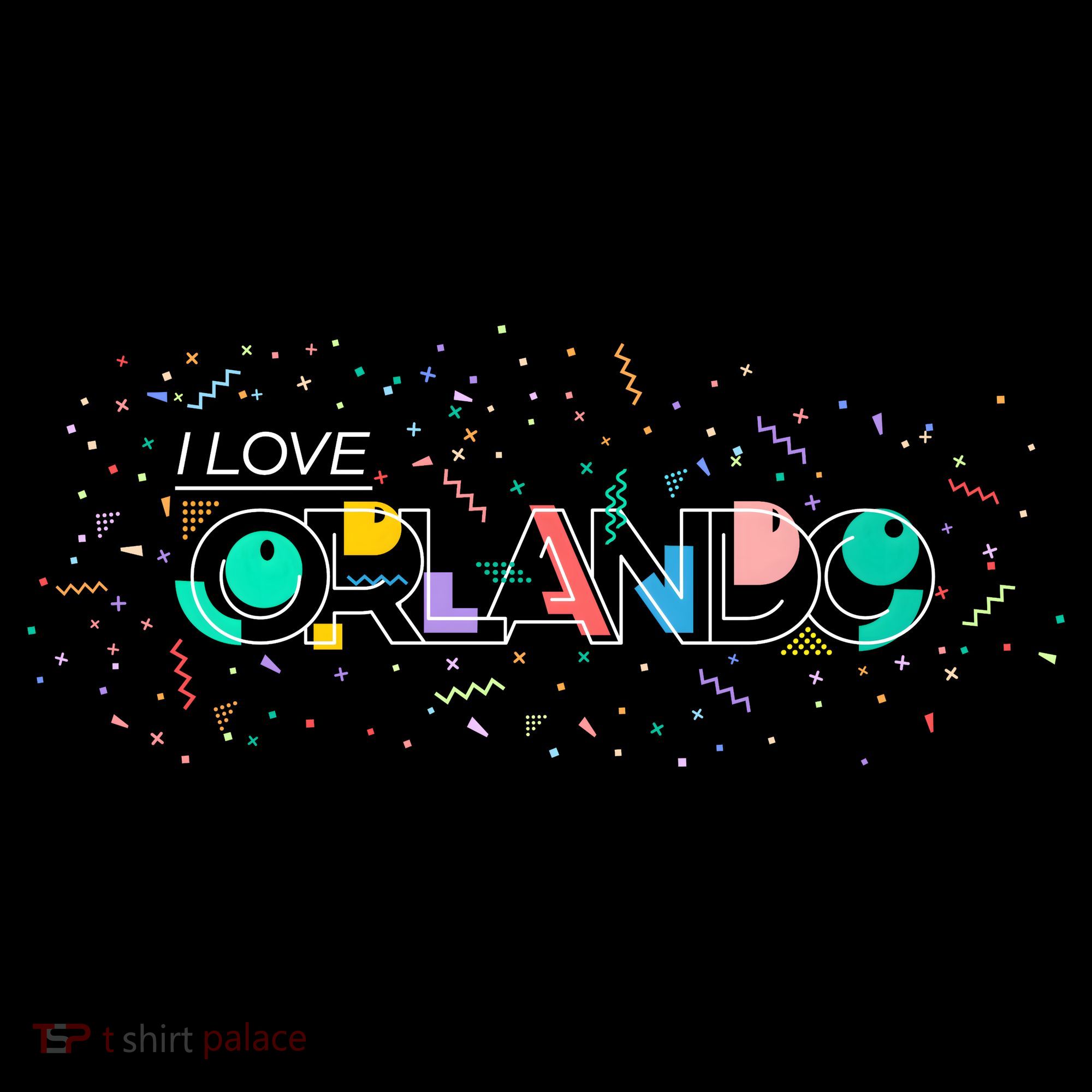 I Love Orlando Party Logo Women's Hoodie