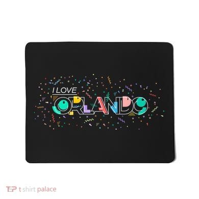 I Love Orlando Party Logo Mousepad