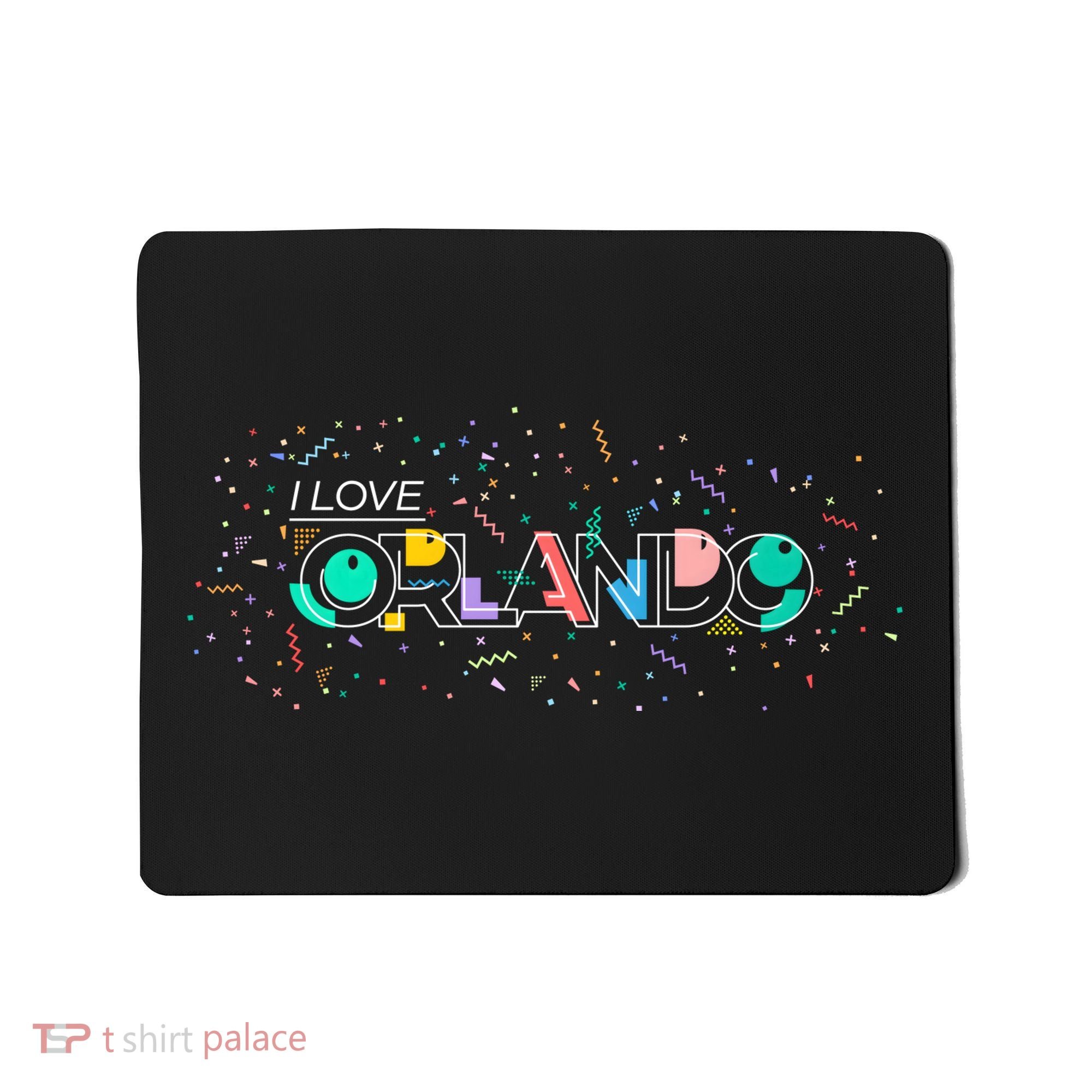 I Love Orlando Party Logo Mousepad