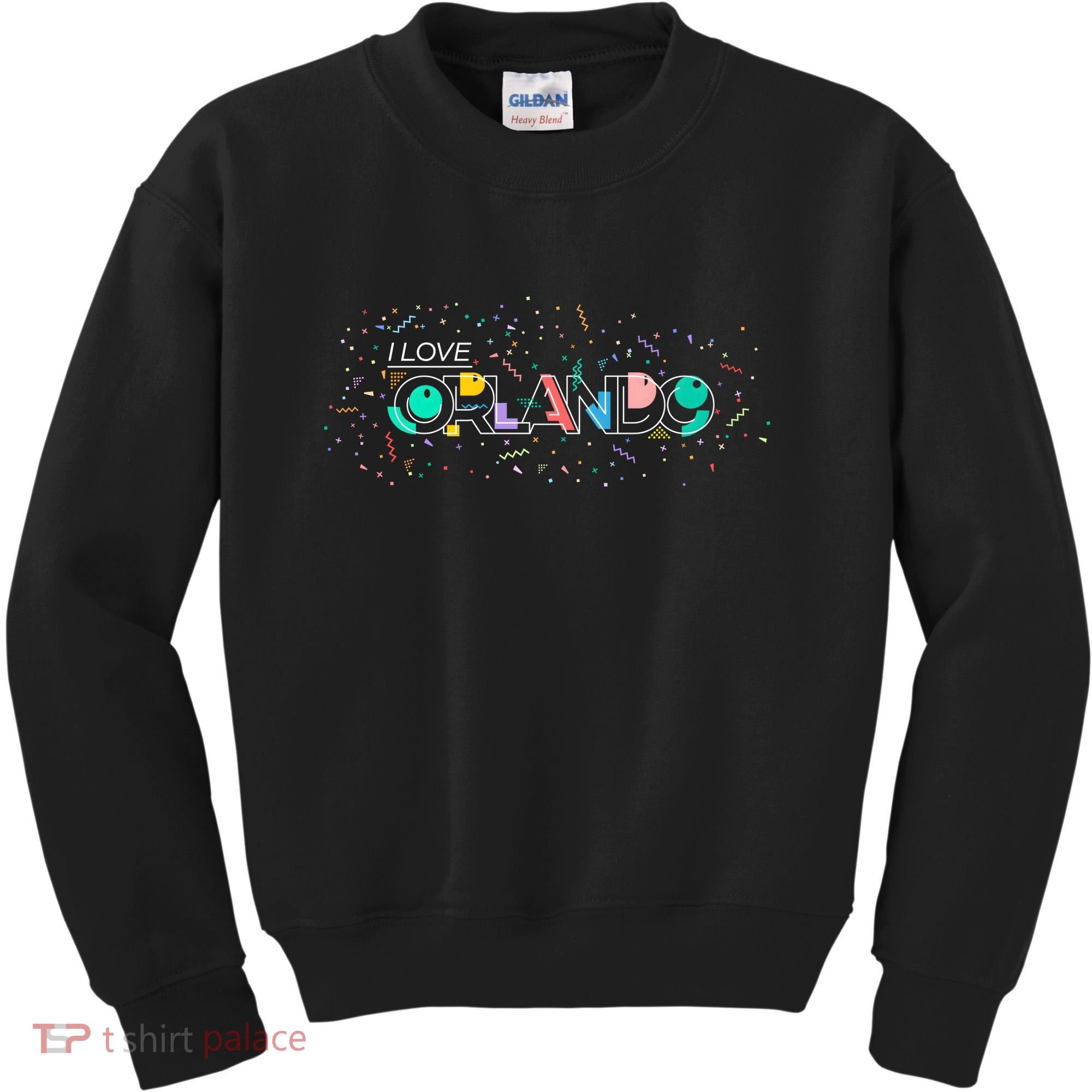 I Love Orlando Party Logo Kids Sweatshirt