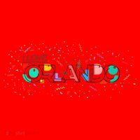 I Love Orlando Party Logo Santa Hat thumb 1