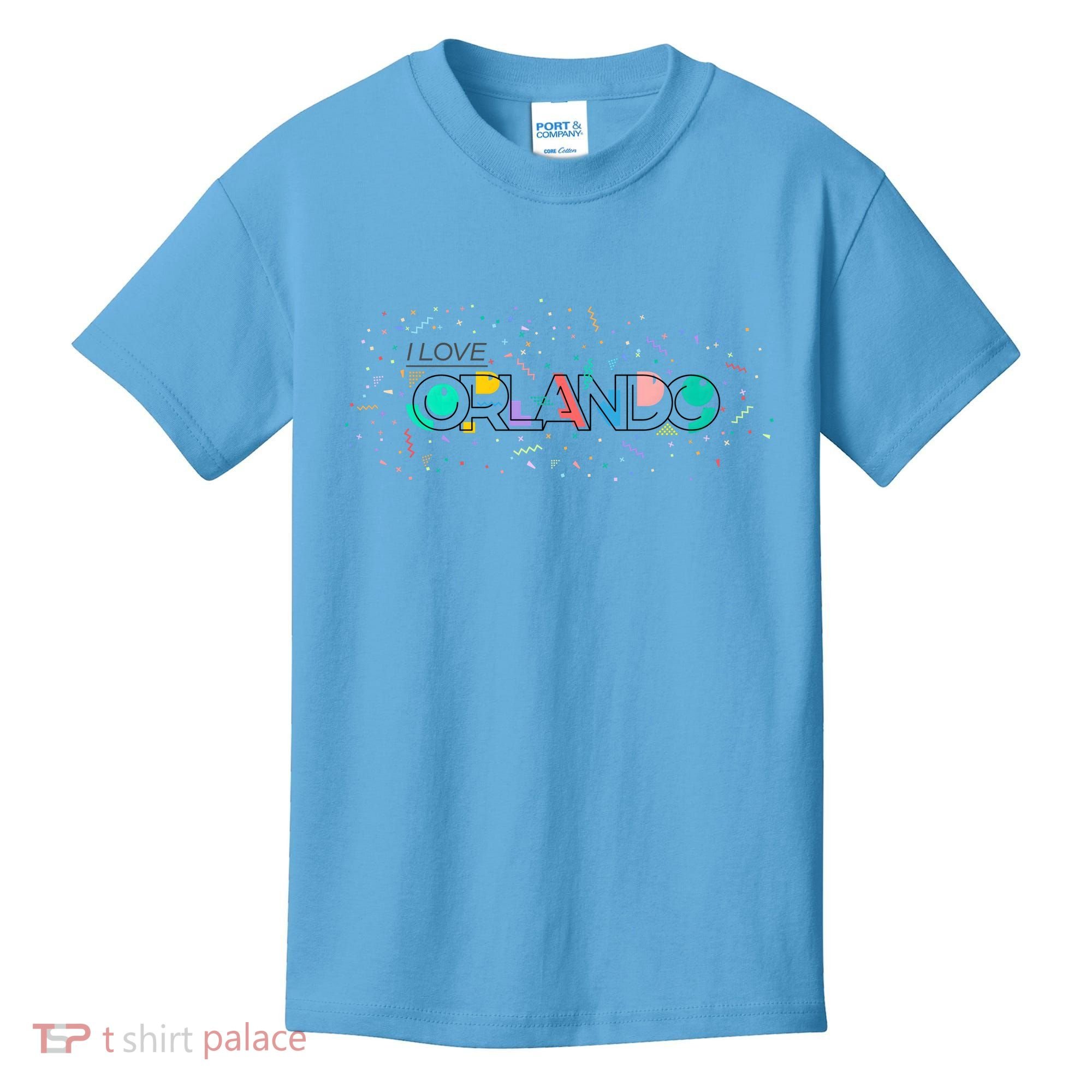 I Love Orlando Party Logo Kids T-Shirt