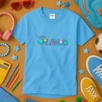 I Love Orlando Party Logo Kids T-Shirt thumb 3
