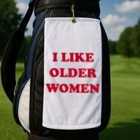 I Like Older Women Golf Towel thumb 2
