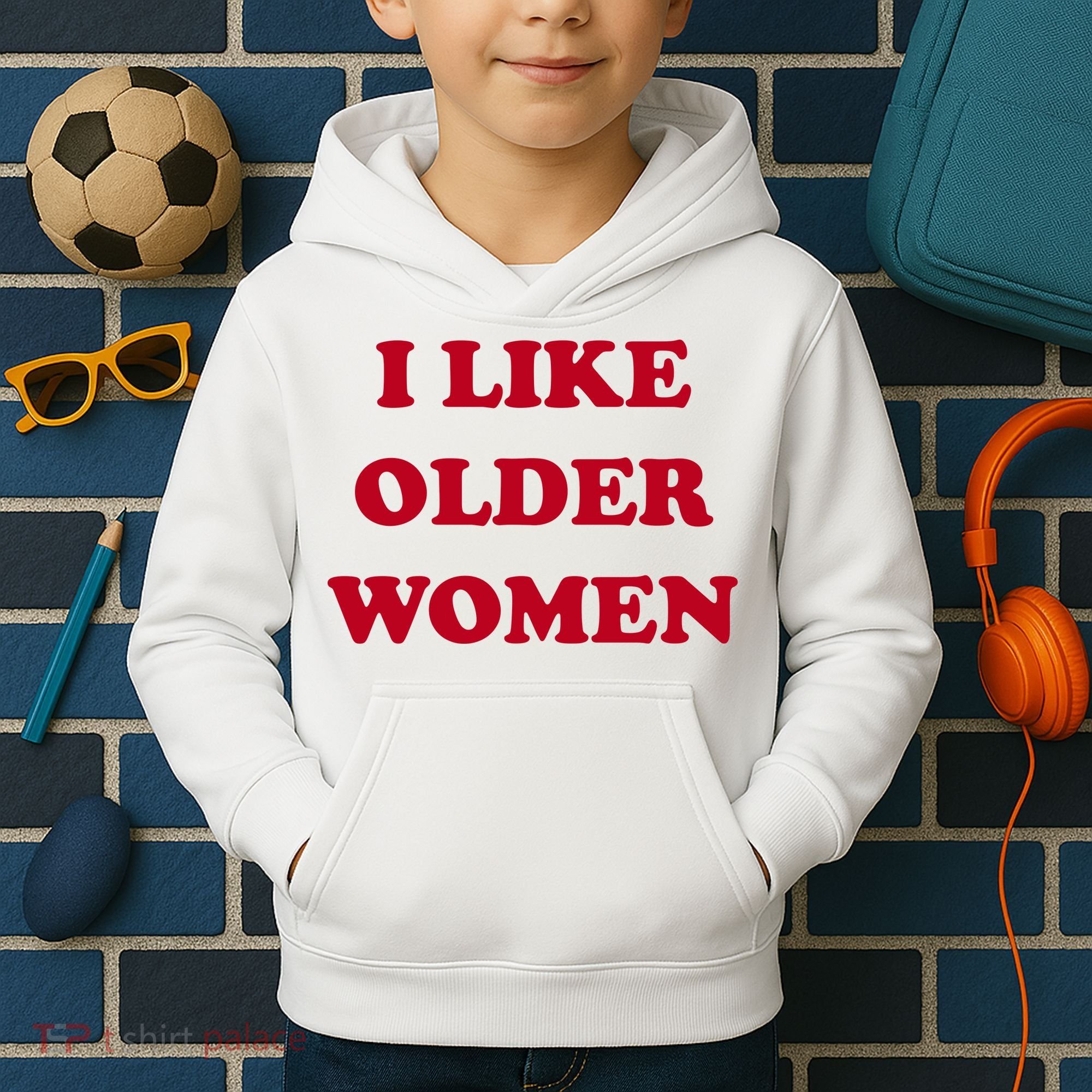 I Like Older Women Kids Hoodie