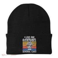 I Love One Woman And Several Cars Muscle Car Beanie thumb 0
