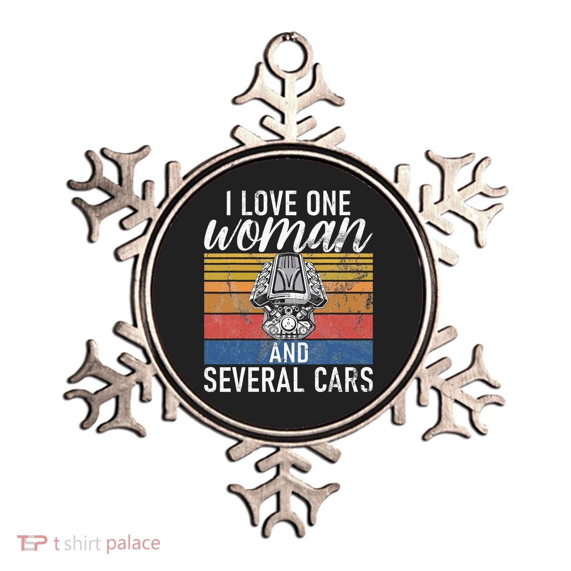 I Love One Woman And Several Cars Muscle Car Ornament