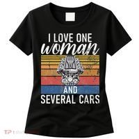 I Love One Woman And Several Cars Muscle Car Women's T-Shirt thumb 0