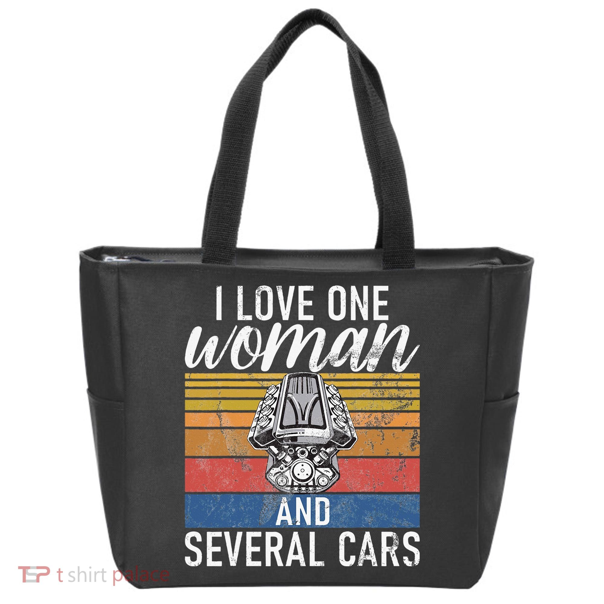I Love One Woman And Several Cars Muscle Car Tote Bag