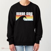 I Love Ocean City Maryland Md Spring Break Beach Ocean Wave Women's Sweatshirt thumb 0