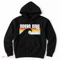 I Love Ocean City Maryland Md Spring Break Beach Ocean Wave Hoodie thumb 0