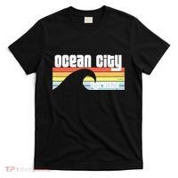I Love Ocean City Maryland Md Spring Break Beach Ocean Wave T-Shirt thumb 0