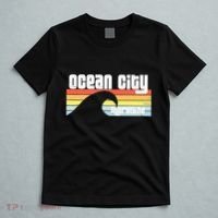 I Love Ocean City Maryland Md Spring Break Beach Ocean Wave T-Shirt thumb 5