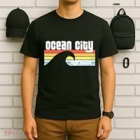 I Love Ocean City Maryland Md Spring Break Beach Ocean Wave T-Shirt thumb 6