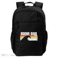 I Love Ocean City Maryland Md Spring Break Beach Ocean Wave Backpack thumb 0