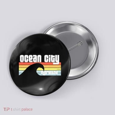 I Love Ocean City Maryland Md Spring Break Beach Ocean Wave Button