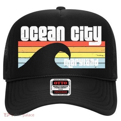 I Love Ocean City Maryland Md Spring Break Beach Ocean Wave Hat