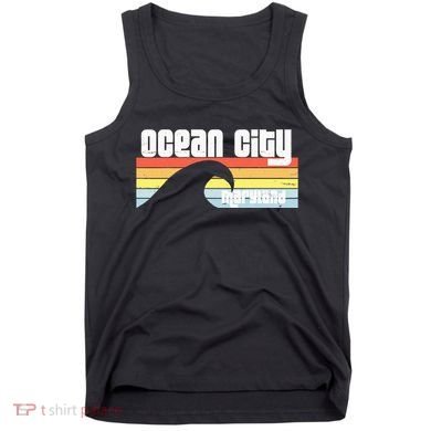 I Love Ocean City Maryland Md Spring Break Beach Ocean Wave Tank Top