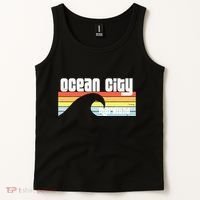 I Love Ocean City Maryland Md Spring Break Beach Ocean Wave Tank Top thumb 2