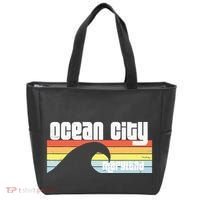 I Love Ocean City Maryland Md Spring Break Beach Ocean Wave Tote Bag thumb 0