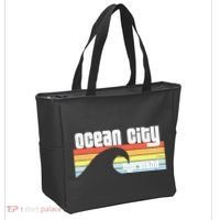 I Love Ocean City Maryland Md Spring Break Beach Ocean Wave Tote Bag thumb 2