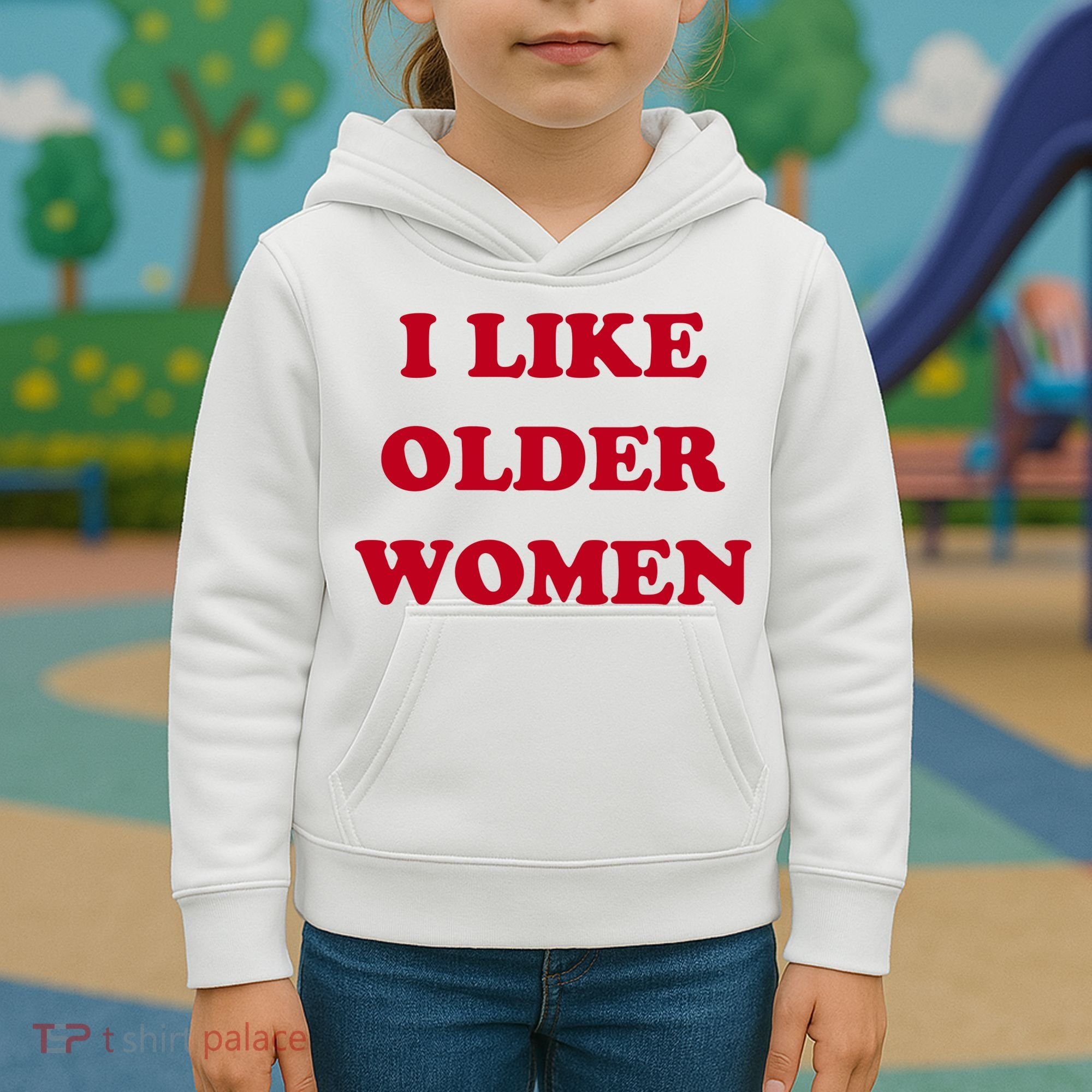 I Like Older Women Kids Hoodie