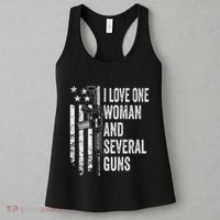 I Love One Woman And Several Guns Husband Gun Women's Tank Top thumb 3