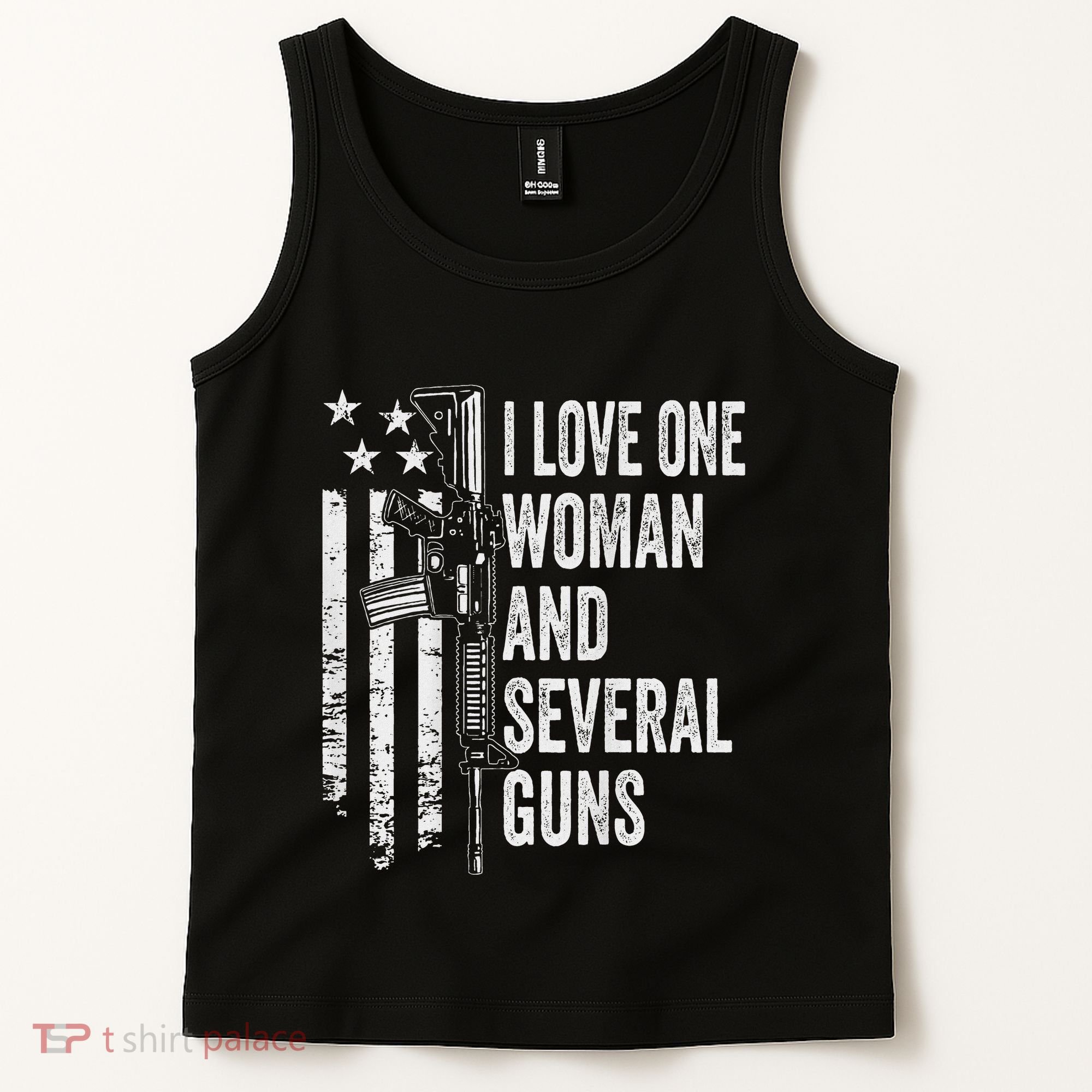 I Love One Woman And Several Guns Husband Gun Tank Top