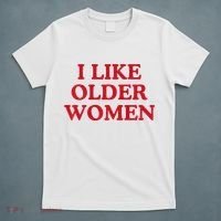 I Like Older Women Heart Hot Moms T-Shirt thumb 5