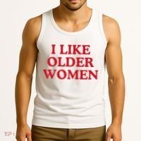 I Like Older Women Heart Hot Moms Tank Top thumb 3