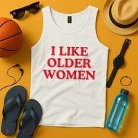 I Like Older Women Heart Hot Moms Tank Top thumb 4