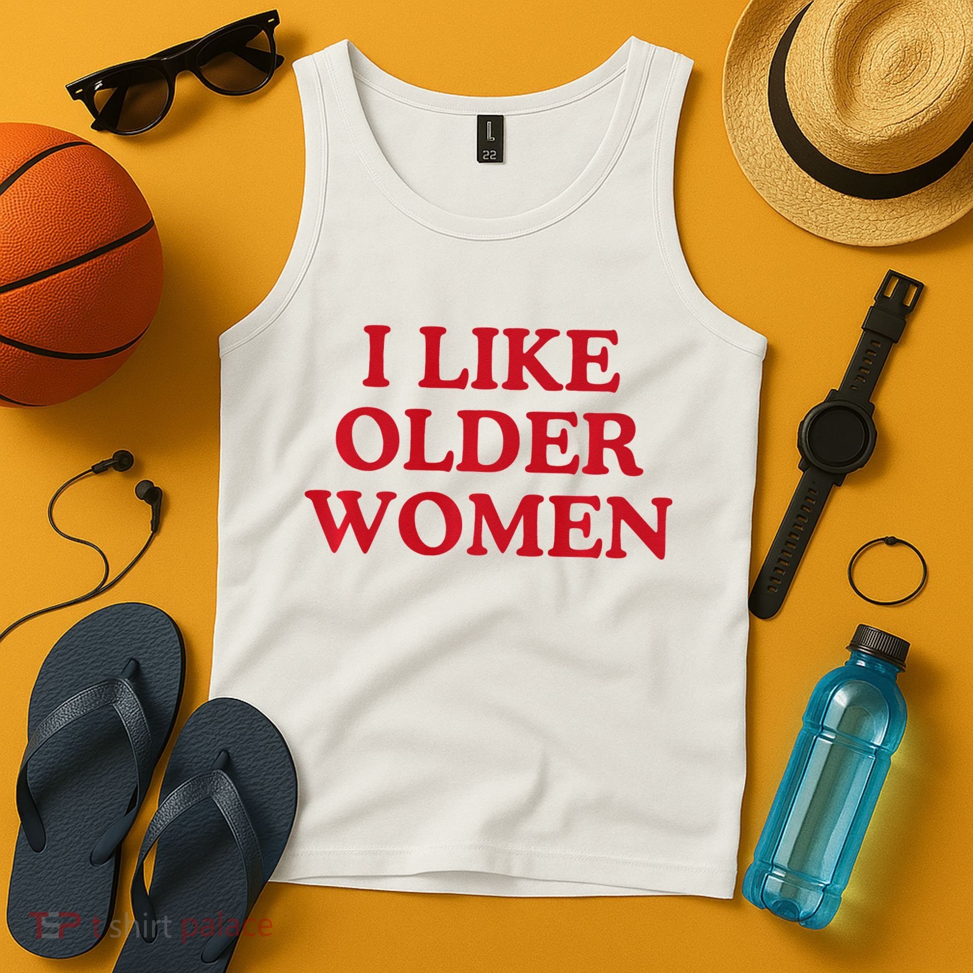 I Like Older Women Heart Hot Moms Tank Top