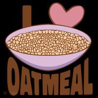 I Love Oatmeal Women's Hoodie thumb 2