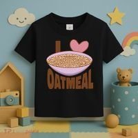 I Love Oatmeal Toddler T-Shirt thumb 3