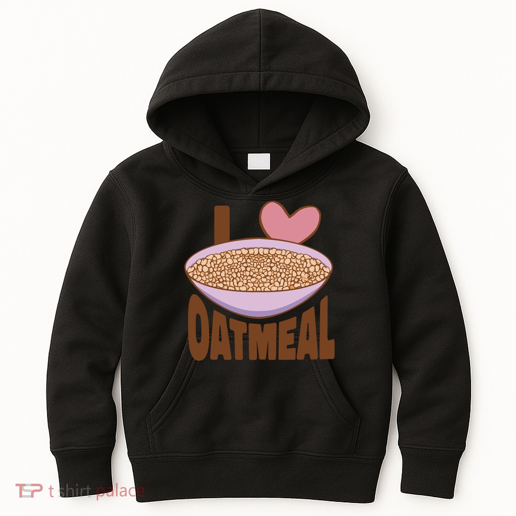 I Love Oatmeal Kids Hoodie