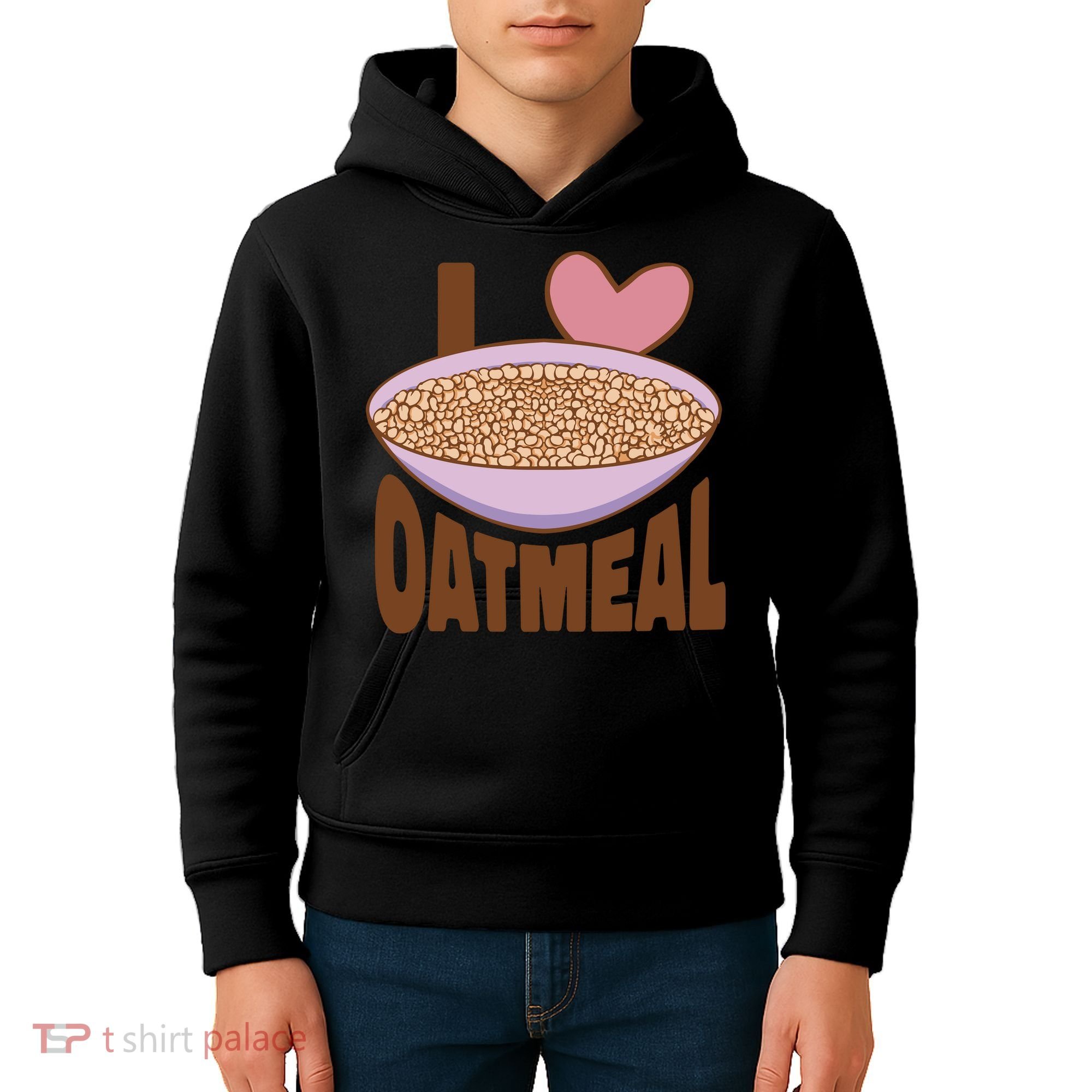 I Love Oatmeal Kids Hoodie