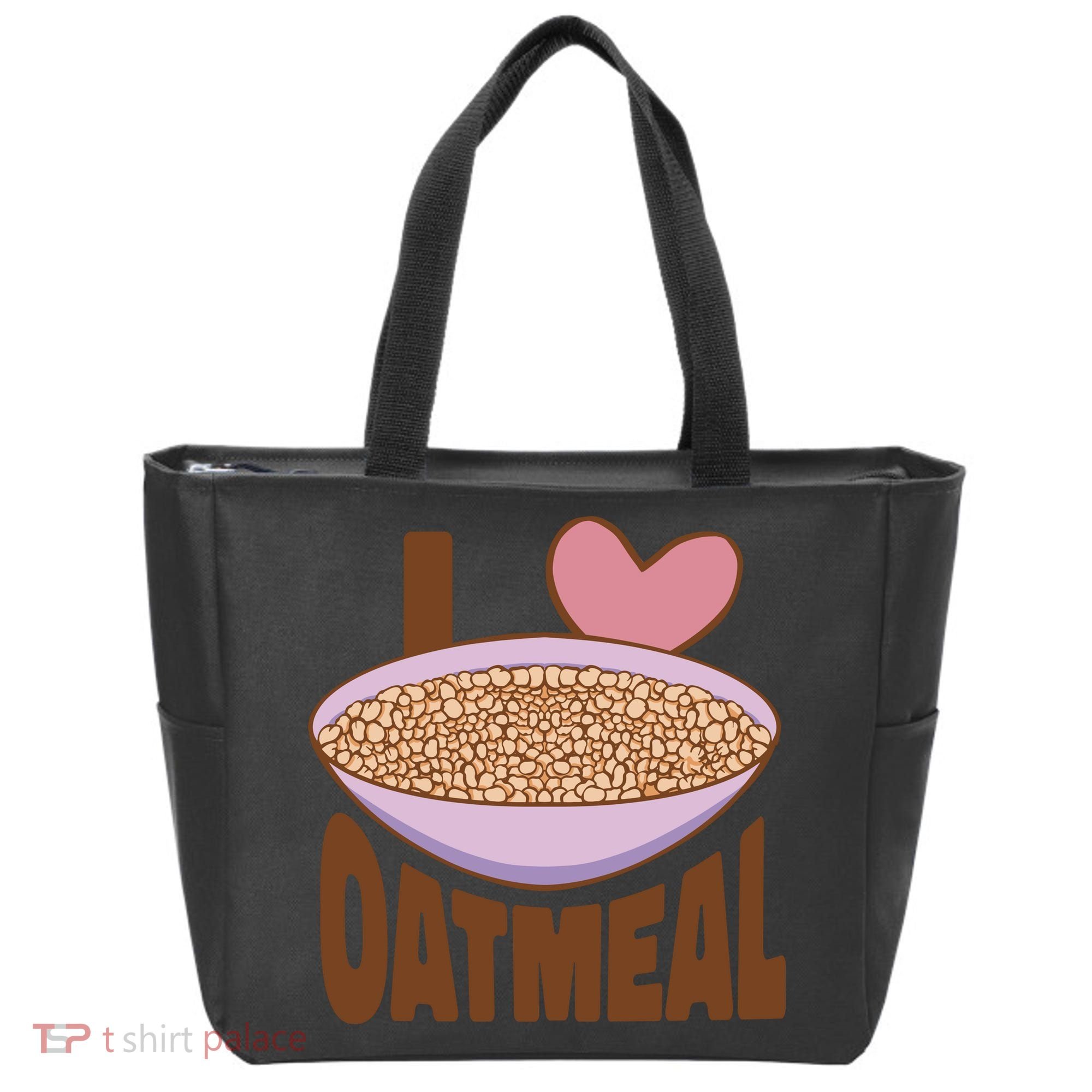 I Love Oatmeal Tote Bag