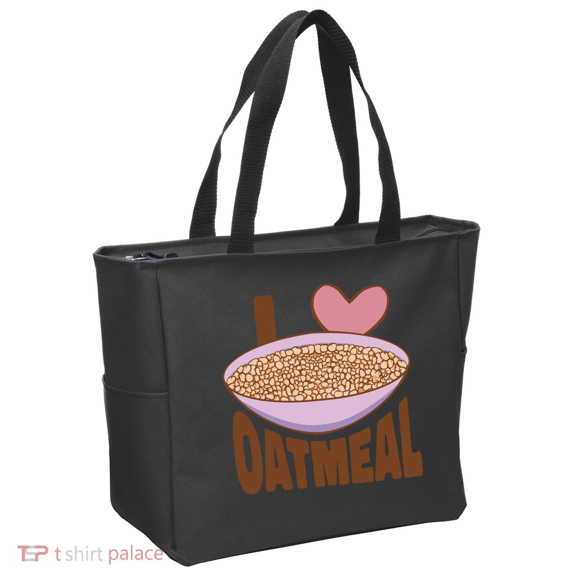 I Love Oatmeal Tote Bag