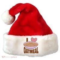 I Love Oatmeal Santa Hat thumb 0
