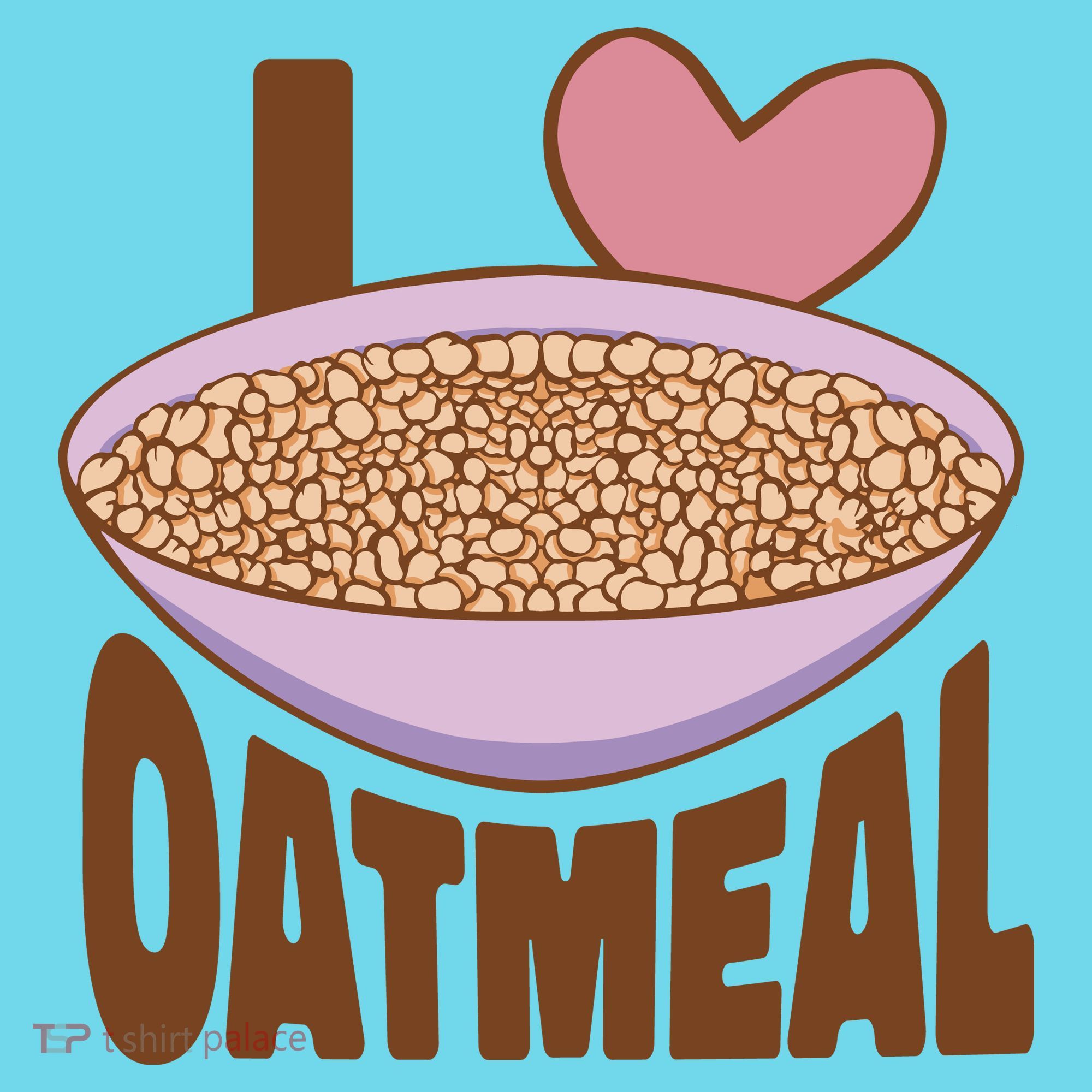 I Love Oatmeal Kids Long Sleeve Shirt