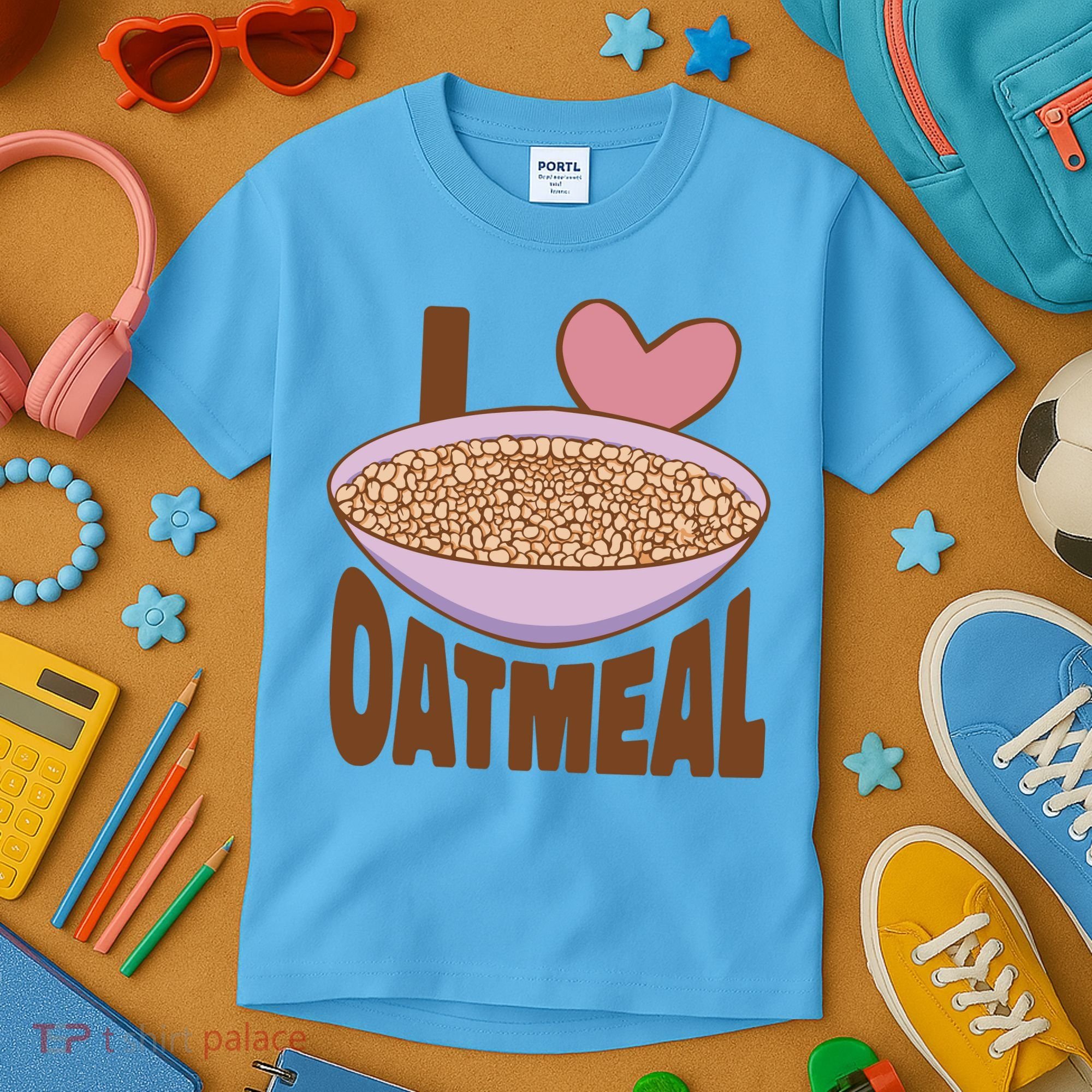 I Love Oatmeal Kids T-Shirt