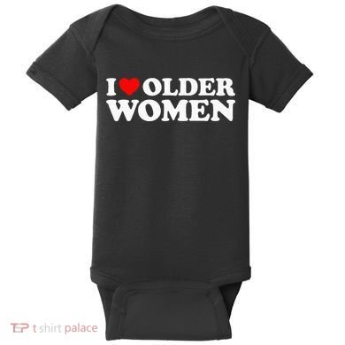 I Love Older Women Baby Bodysuit