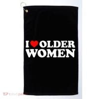I Love Older Women Golf Towel thumb 0