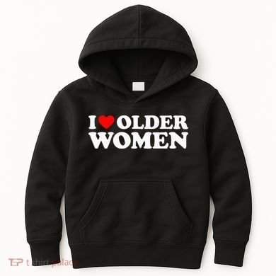 I Love Older Women Kids Hoodie