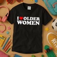 I Love Older Women Kids T-Shirt thumb 3